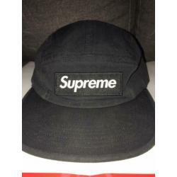 Supreme camp cap black