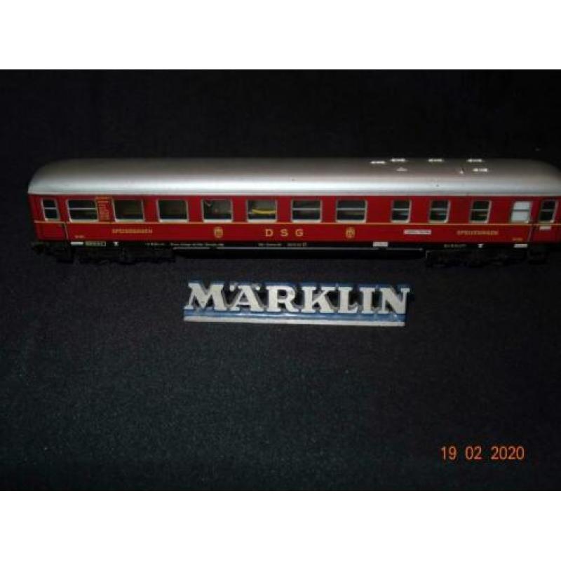 131=Marklin 4024-1 SPEISE wagen van de Duitse spoorwegen.