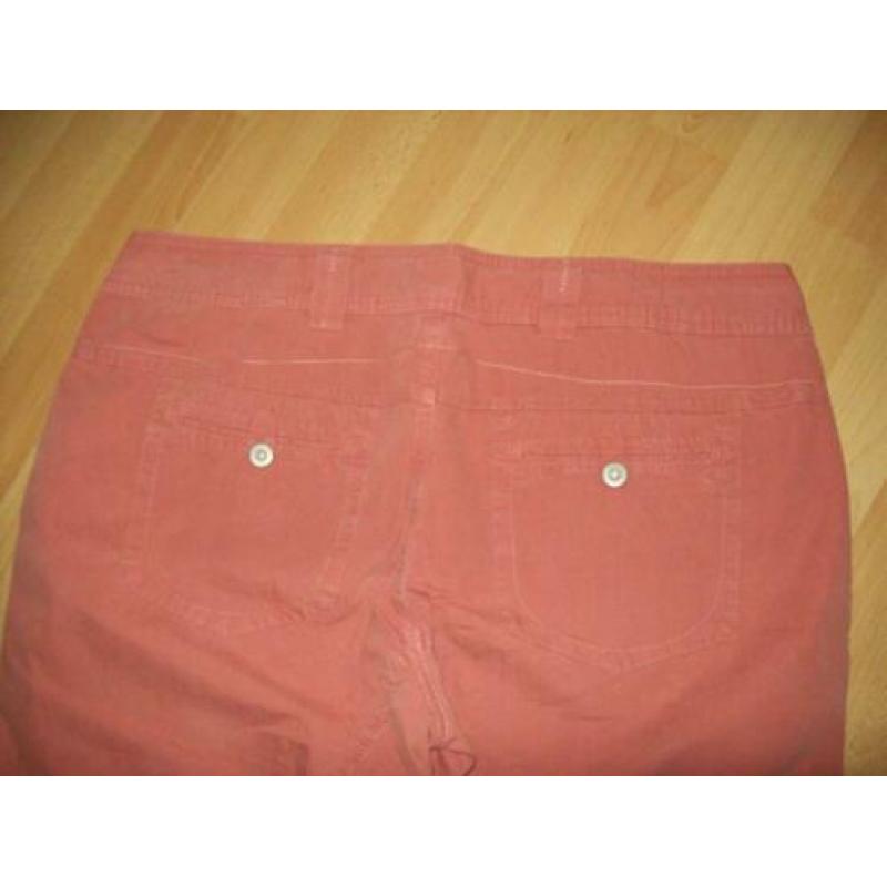 Trendy aparte roze culotte capri broek van Didi maat 46