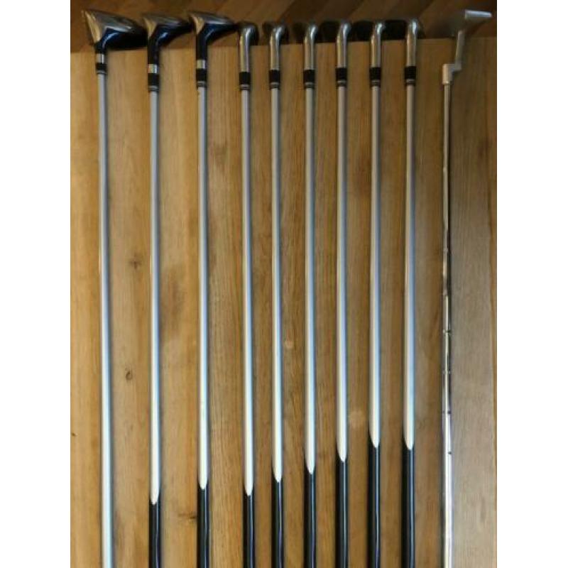 Complete golfset (linkshandig) + tas