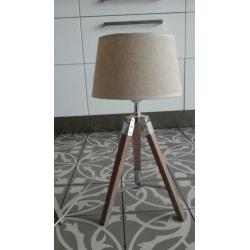 2 landelijke tafellampen riviera beige ? 50 cm