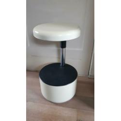 Vintage Velca design kruk, ontwerp Roberto Lucci