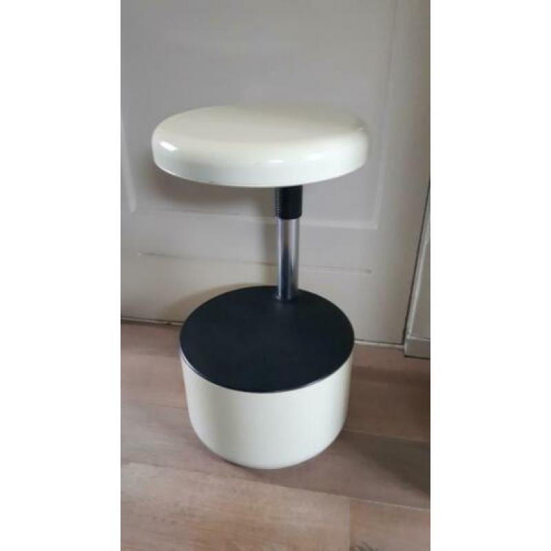 Vintage Velca design kruk, ontwerp Roberto Lucci