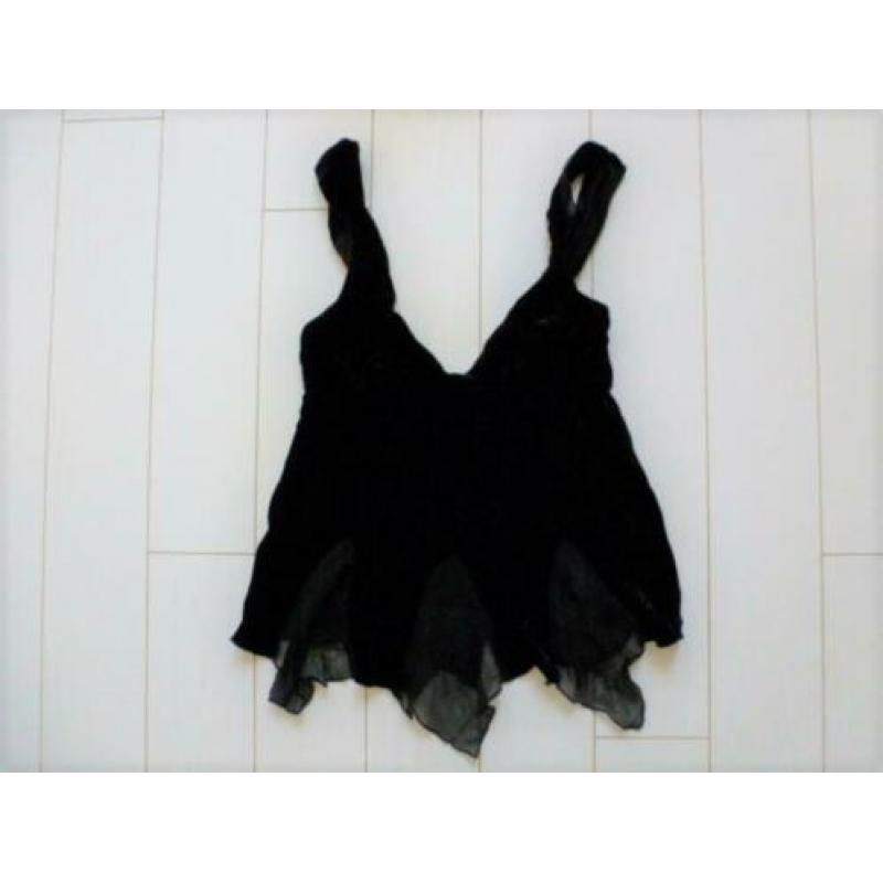 Per Chi Magic zwarte fluwelen top mt 36/ S