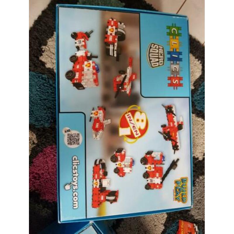 Clics hero sqaud brandweerset 8 in 1