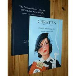 Christie's catalogi Emaille Reclameborden