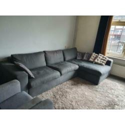 Hoekbank met lounge gedeelte