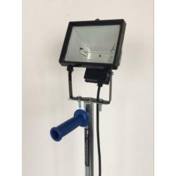 Bouwlamp 500w met statief merk Promax professional