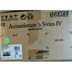 BOSE Acoustimass 3 serie IV NIEUW in de doos 2.1