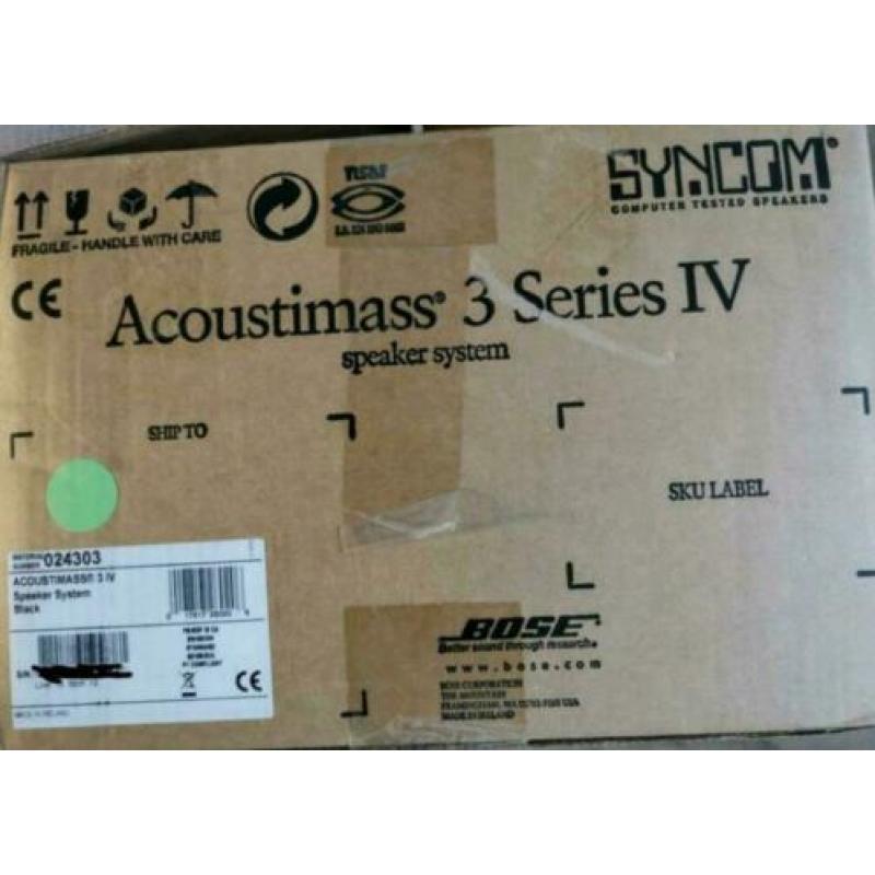 BOSE Acoustimass 3 serie IV NIEUW in de doos 2.1
