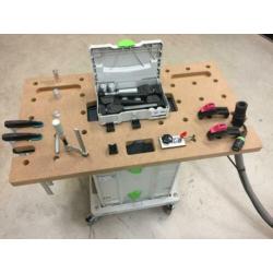 Festool/Tanos T-Loc en Metalock werktafel Systable