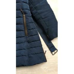 Zgan winterjas esprit dames donkerblauw winter coat maat 42