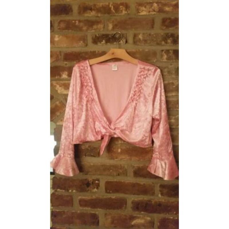 Roze blouse mt 44