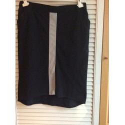 Penn&Ink travelstof rok. Maat 40