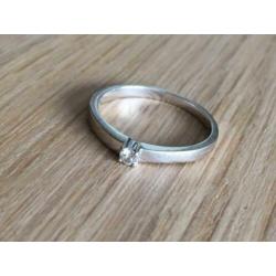 Ring Diamond Point Witgoud