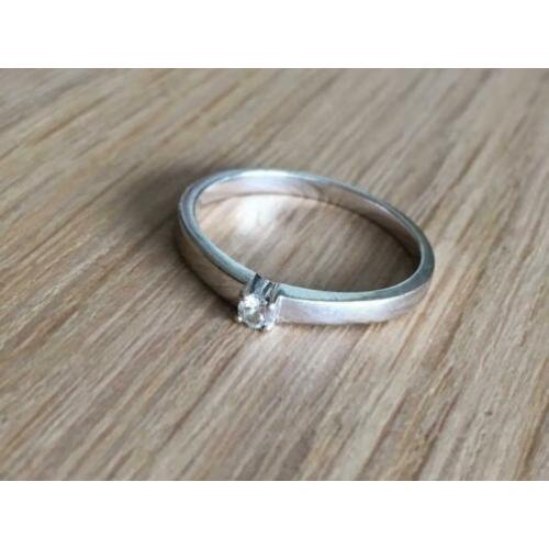 Ring Diamond Point Witgoud