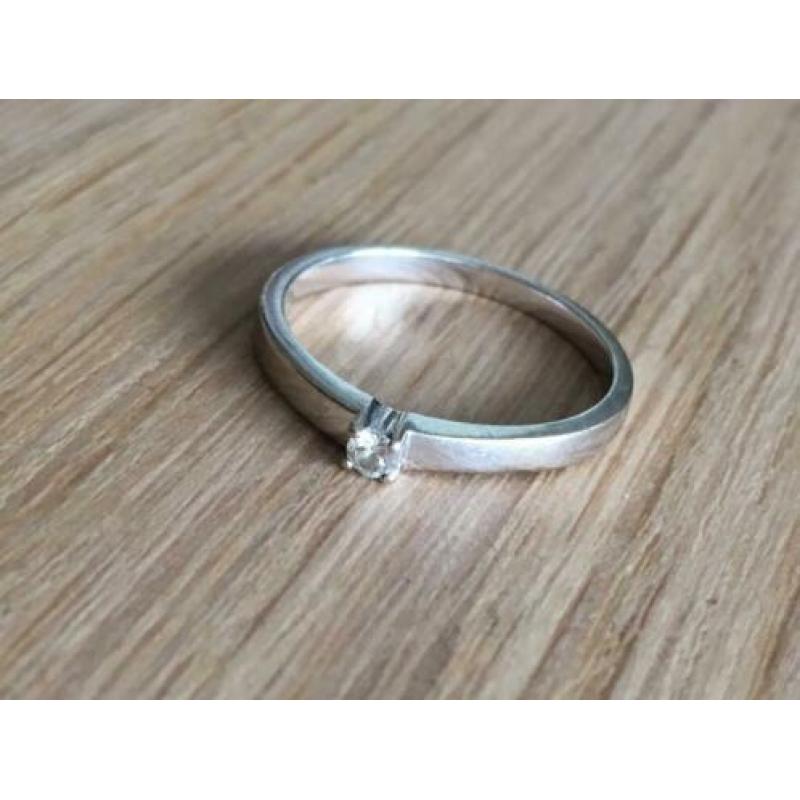 Ring Diamond Point Witgoud