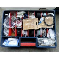 Service koffers voor de installateur met o.a. dichtingen etc