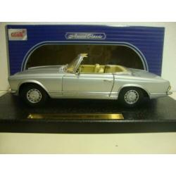 Mercedes Benz SL Pagode cabriolet zilver Anson 1:18 KRD