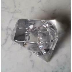 Massief Crystal Theelicht Waxinelicht houder Orrefors Sweden