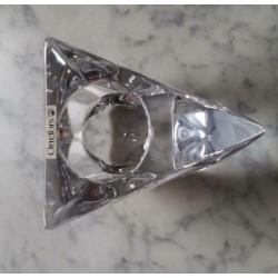 Massief Crystal Theelicht Waxinelicht houder Orrefors Sweden