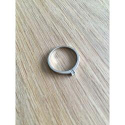 Ring Diamond Point Witgoud