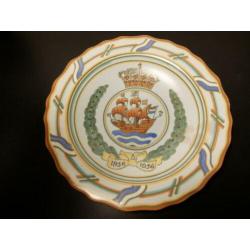oud herdenkingsbord KNSM bord plateel Gouda Zuid Holland