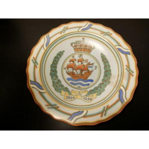 oud herdenkingsbord KNSM bord plateel Gouda Zuid Holland