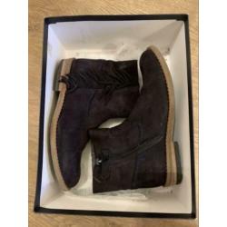 Clic leren laarzen maat 32 donker blauw