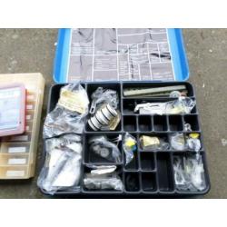Service koffers voor de installateur met o.a. dichtingen etc