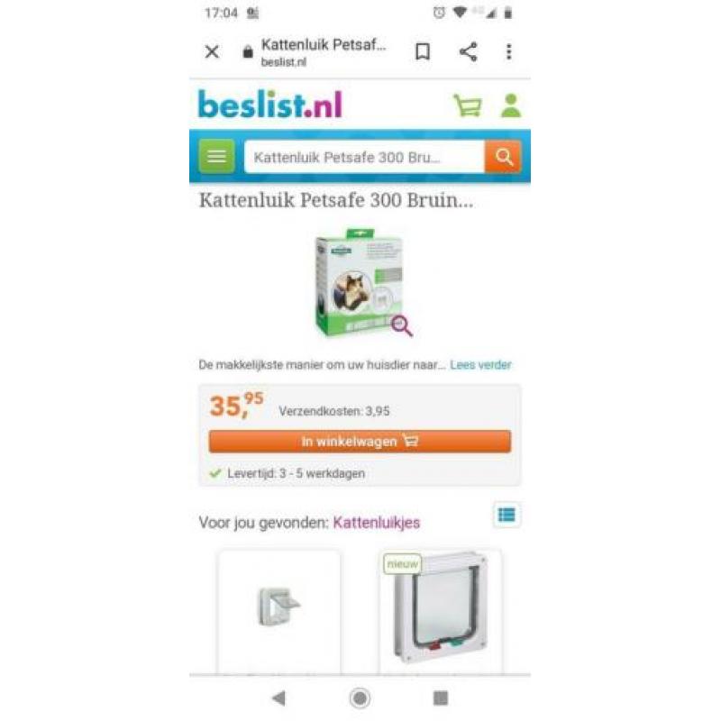 Petsafe kattenluik