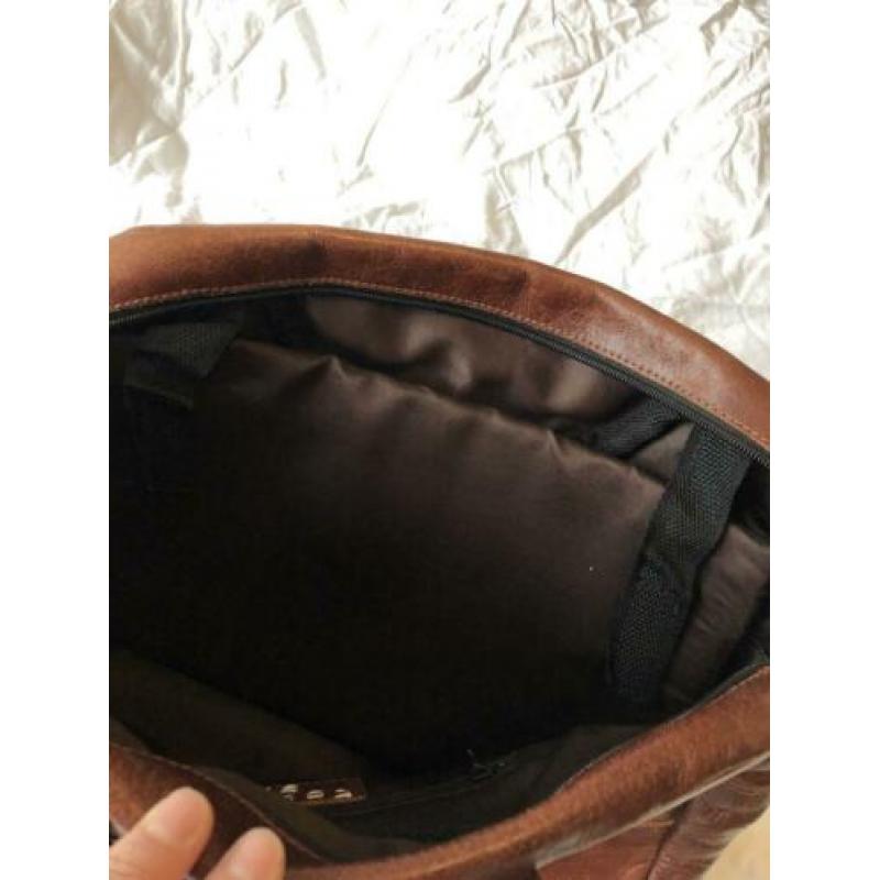 Leren laptop tas