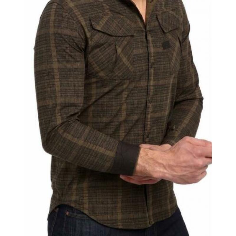 G-STAR RAW Rackler Filament Casual Long Sleeve Button , MT L