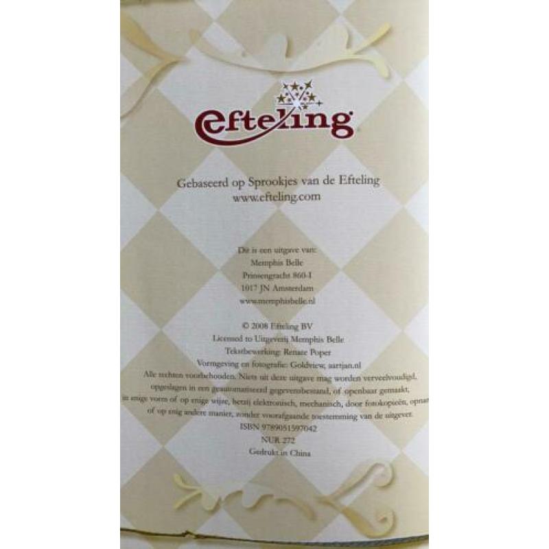 Efteling boekjes Doornroosje, Hans en grietje, Roodkapje