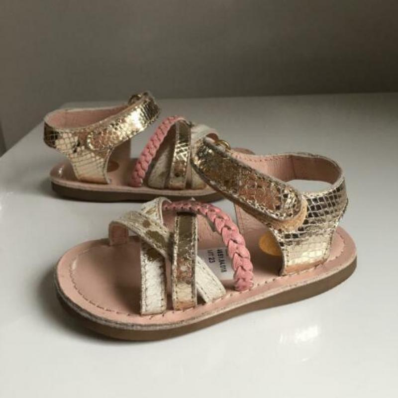 GIOSEPPO - Mt 23 Sandalen goud roze leer