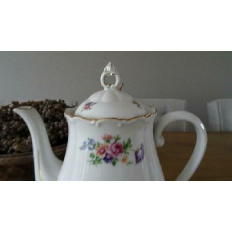 Koffiepot Gebloemd Roosje Bloem