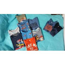 Zomer shirts C&A en Hema 110- 116 en 116 gebruikt en ZGAN!