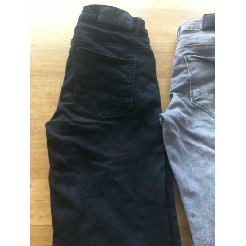 Zwarte en grijze skinny jeans