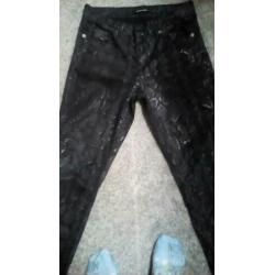 Claudia sträter snakeprint jeans
