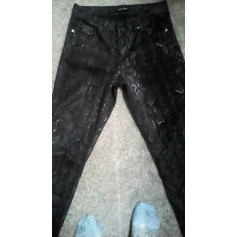 Claudia sträter snakeprint jeans