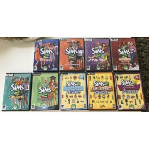 De Sims 2 PC DeLuxe + 5 uitbreidingen en 3 accessoires