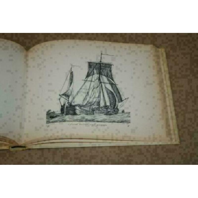 Boek - Verzameling van 84 stuks Hollandsche Schepen !!