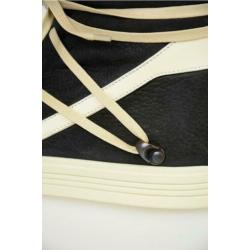 Rick Owens Zwart Leren Geothrasher High Sneakers maat 40 en