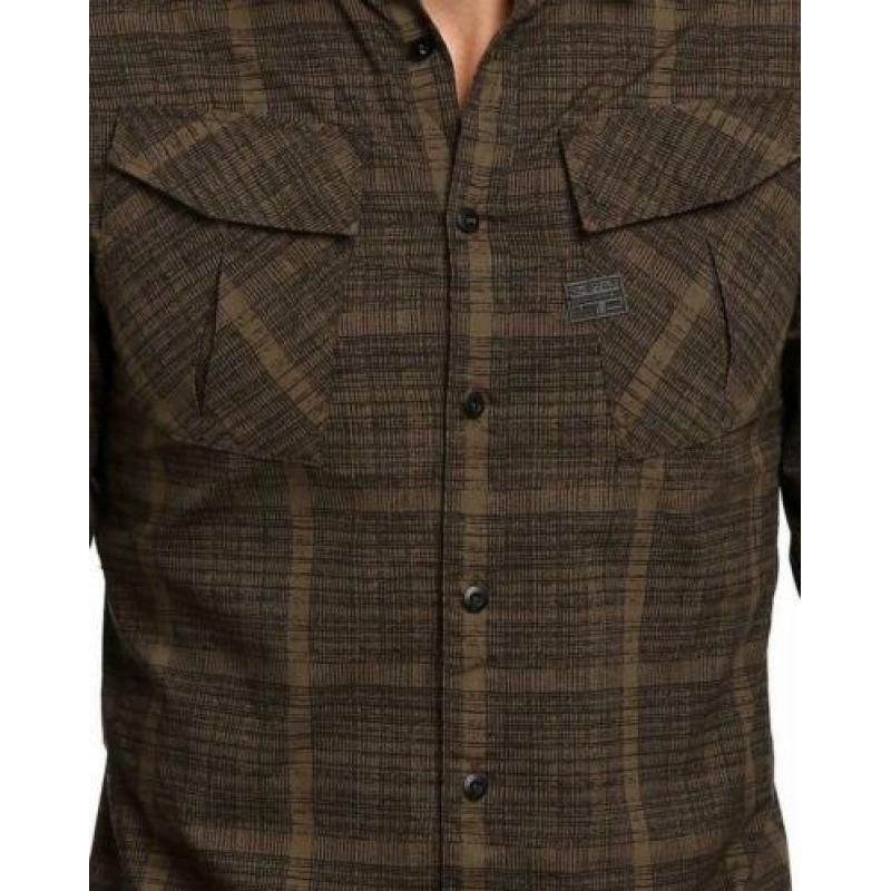 G-STAR RAW Rackler Filament Casual Long Sleeve Button , MT L