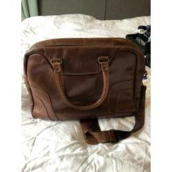 Leren laptop tas