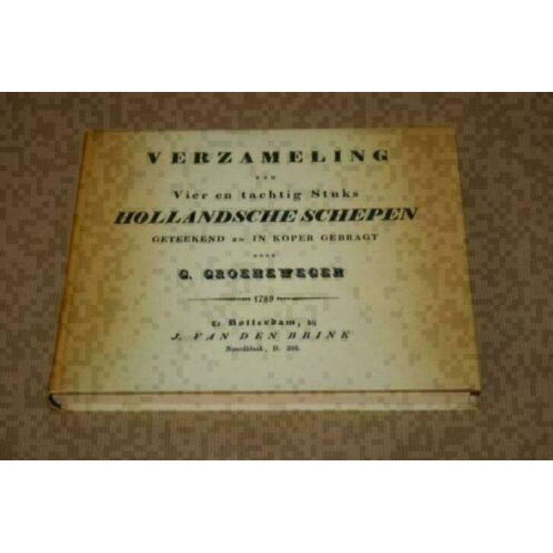 Boek - Verzameling van 84 stuks Hollandsche Schepen !!