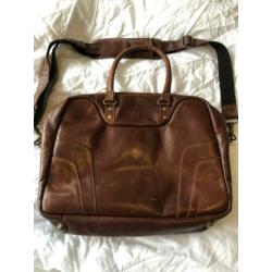 Leren laptop tas