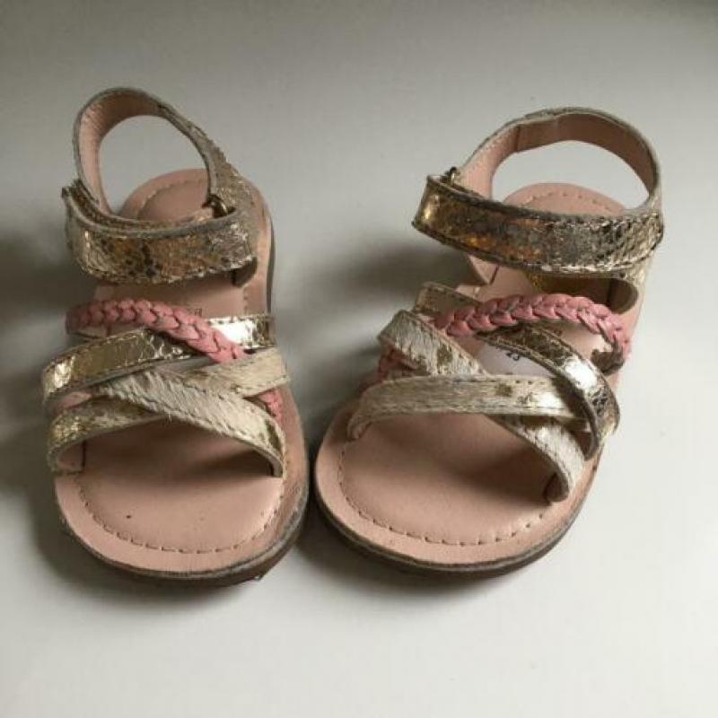 GIOSEPPO - Mt 23 Sandalen goud roze leer