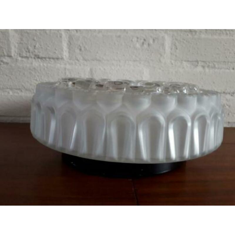 Vintage retro plafonniere plafondlamp wandlamp jaren 60 .
