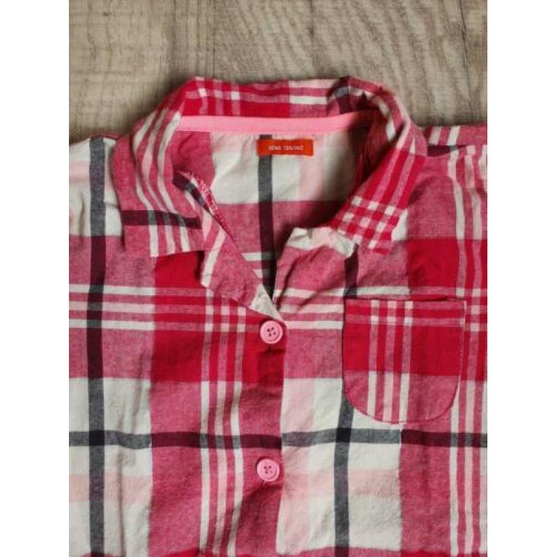 Nieuw! Pyjama van de Hema 134, roze,wit,glitter